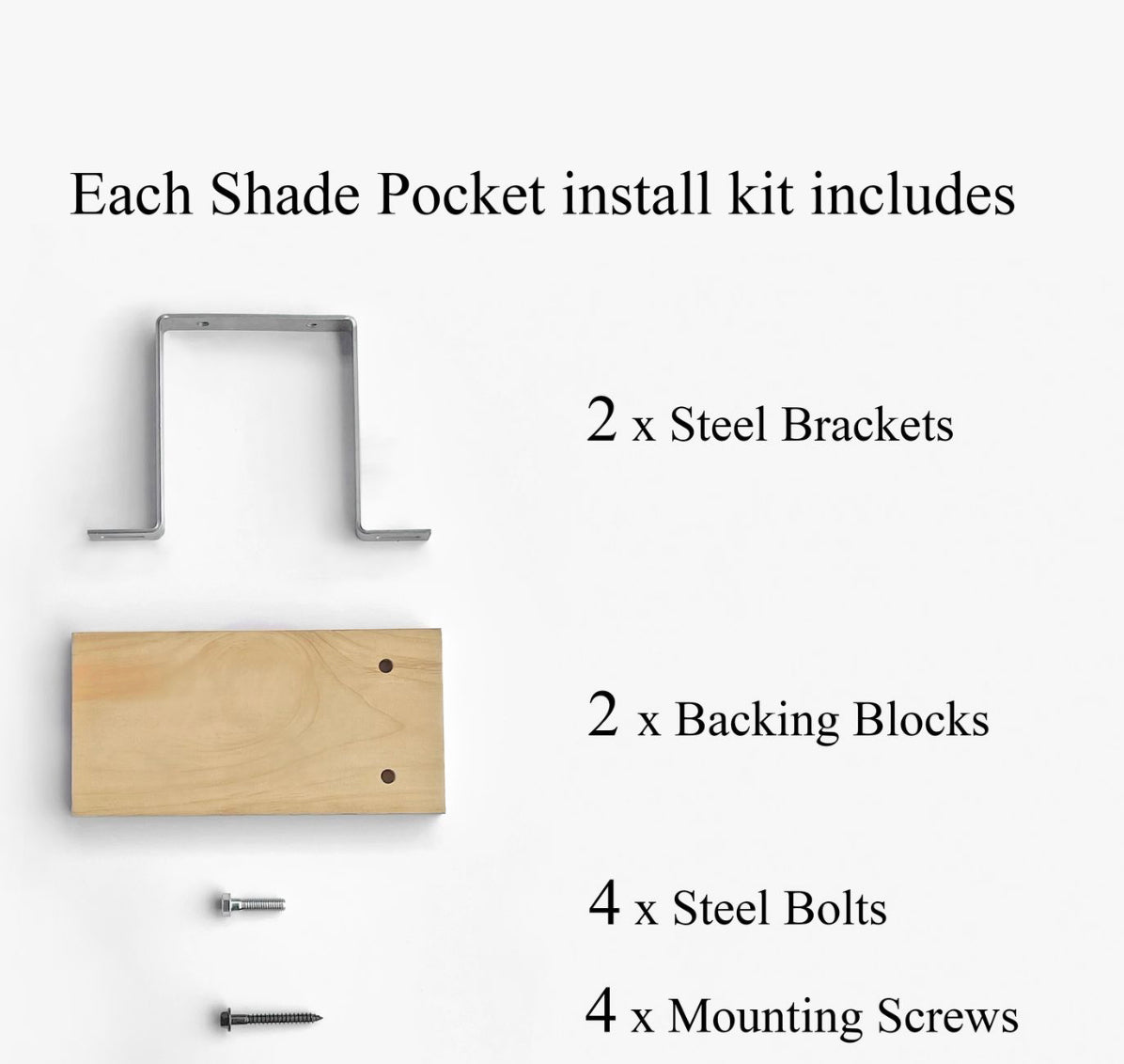 Single Bracket Kit - Lutron 4 x 4